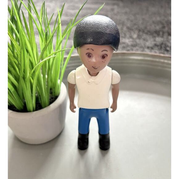 Vintage Little Tikes Dollhouse African American Dad Male‎ Father Figure - Picture 1 of 3